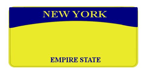 New York License Plate Clip Art At Vector Clip Art Online