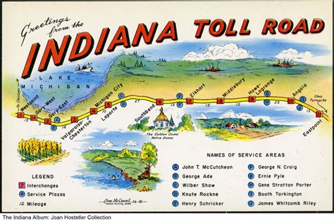Road Map Of Northern Indiana