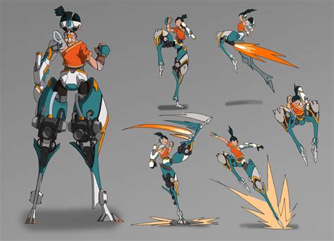 Pin by 3D Artist Reference and Inspir on Gunpla | Overwatch hero concepts, Character sheet ...