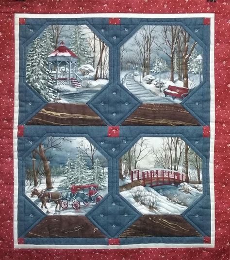 Vintage Scenes Snow Globe Quilt Pattern Pdf Download Suitable For
