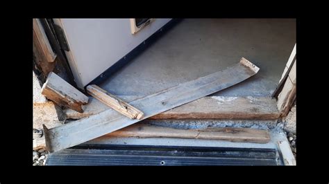Wood Rot Repair In Door Threshold And Jam Teardown And Repair Tips