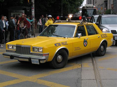 Yellow Toronto Police Cars Yes Really They Were Like This For Many