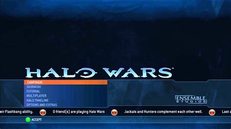 Halo Wars Hd Walkthrough Part 01 Game Setup Youtube