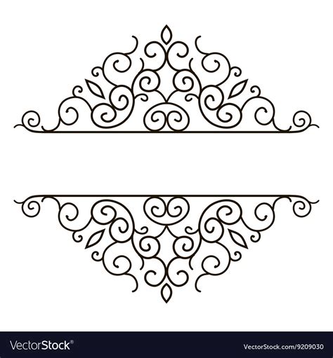 Download Design elements for page border Royalty Free Vector Image