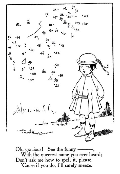These animal alphabet dot pages are loads of starting sounds fun! Printable Connect the Dots - Flapper Girl - The Graphics Fairy