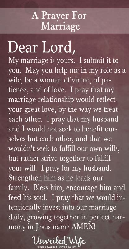 Prayer Of The Day My Marriage Is Yours