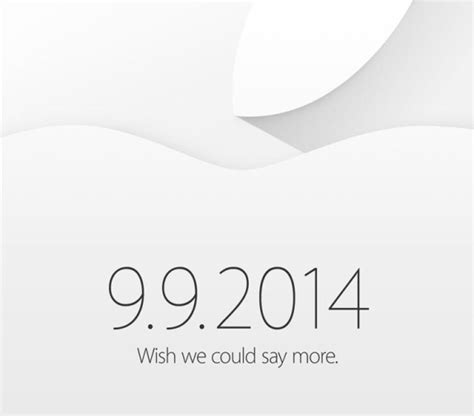 Apple Sends Out Invitations For Its Launch Event On September 9