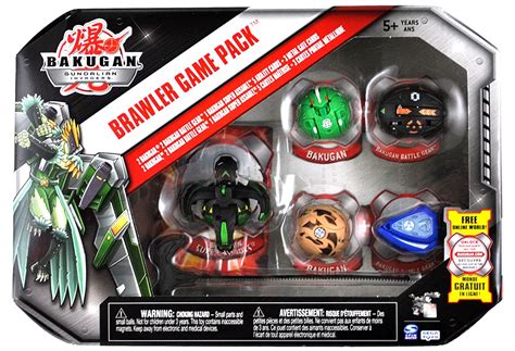 Spin Master Year 2010 Bakugan Gundalian Invaders Brawler Game 5 Pack