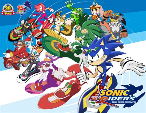 Sonic Re Riders Official Poster By Synchroprodigy4300 On Deviantart