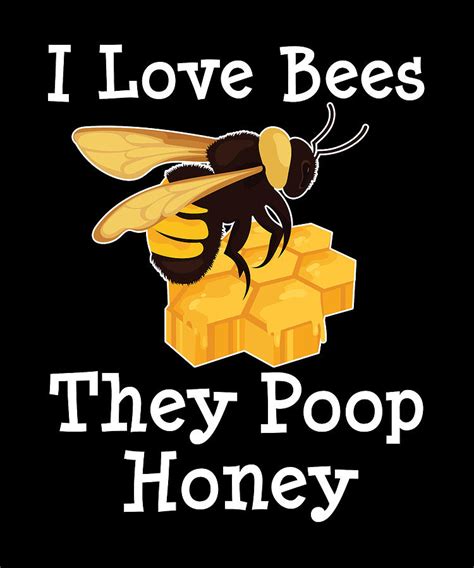 I Love Bees Honey Bee Beekeeping Beekeeper Digital Art By Florian Dold