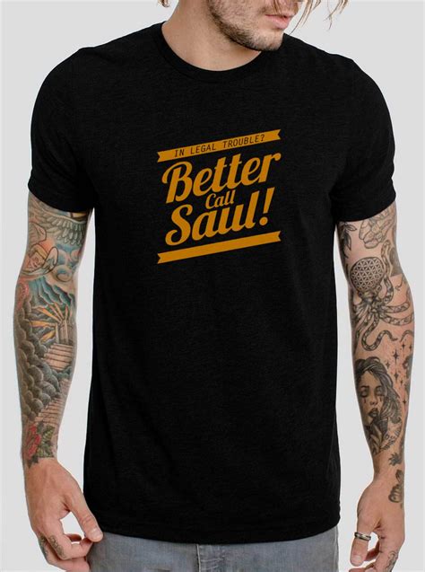 Saul Goodman Better Call Saul Breaking Bad Black T Shirt T Shirts For Men