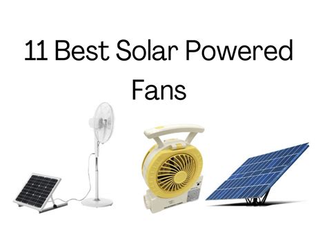 11 Best Solar Powered Fans Do They Work Guide Jguru