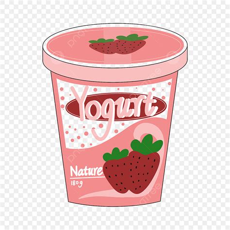 Yogur De Fresa Rosa Clipart PNG Yogur Clipart Rosado PNG Y PSD Para Descargar Gratis Pngtree