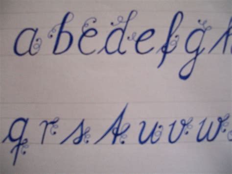 cursive fancy letters - how to write cursive fancy lower ...
