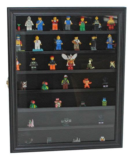 Miniature Action Figures Minifigure Display Case Thimble Wall Cabinet