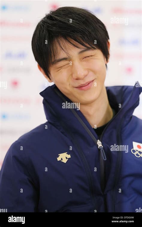 Sochi Russia 15th Feb 2014 Yuzuru Hanyu Jpn Figure Skating Stock