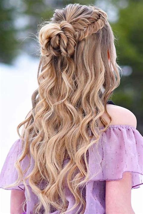 Check spelling or type a new query. 125 Beautiful Half Up Half Down Hairstyles