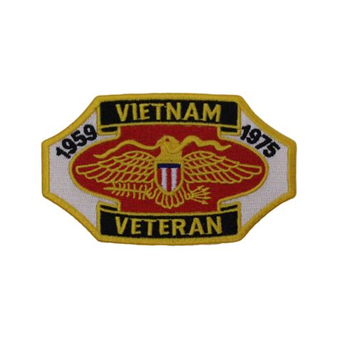 Officially Licensed Vietnam Veteran Logo Patch Small