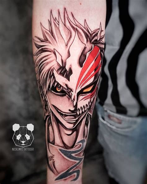 ANIME TATTOO PAGE K No Instagram Awesome Anime Tattoos Done By Nicklimpz Tattooer To