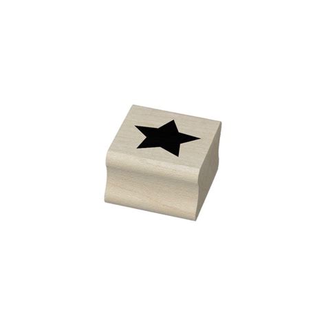 Star Rubber Stamp Zazzle Stamp Rubber Stamps Wood Stamp