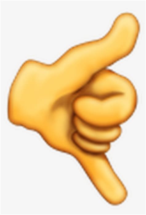 Download Clip Art Hang Loose Emoji Hand Sign Emoji Hd Transparent