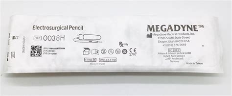 New Megadyne 0038h Electrosurgical Pencil Lot Of 25 Disposables
