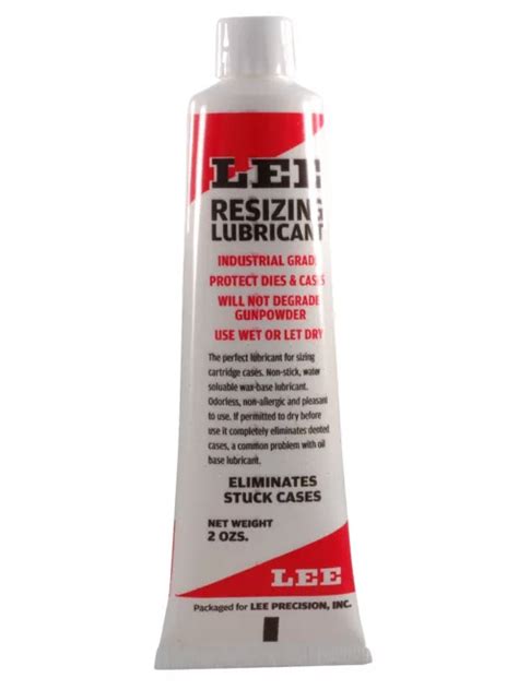 Lee Resizing Lubricant Lee Precision