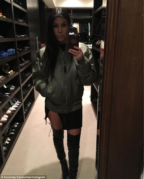 Kourtney Kardashian Shows Off Another Racy Look In Thigh High Boots