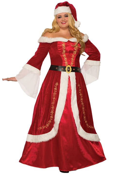 Premium Mrs Claus Plus Size Costume Xl Purecostumes Com