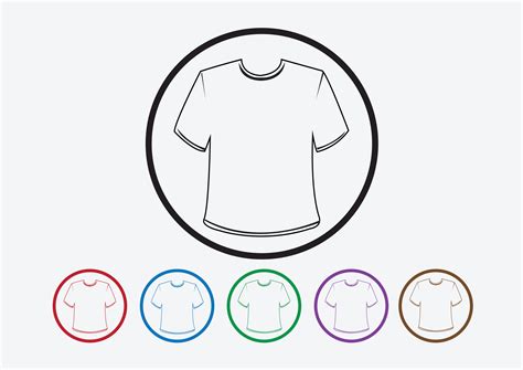 Apparel Shirt And T Shirt Icon Clothing Icons 647112 Vector Art At Vecteezy