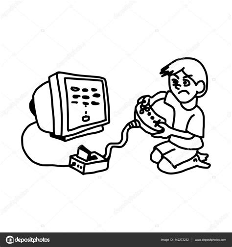 14 de datos y jugando con rayos x todos los estrenos en agosto. Dibujos: un niño jugando videojuegos | niño jugando ...