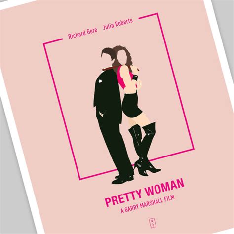 Pretty Woman Poster Minimalist Movie Poster Richard Gere Julia