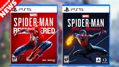 Marvels Spider Man Remastered Bundled With Miles Morales On Ps5 Youtube