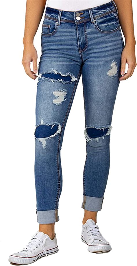 Indigo Rein Sustainable Mid Rise Skinny Jean At Amazon Women S Jeans Store