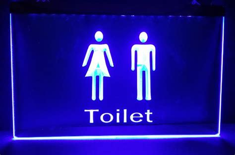 Unisex Men Women Male Female Toilet Restroom Washroom New Carving Signs