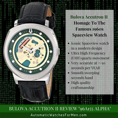 Bulova Accutron Ii Review Automatic Watches For Men