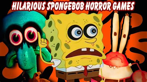 10 Hilarious Spongebob Horror Games Youtube