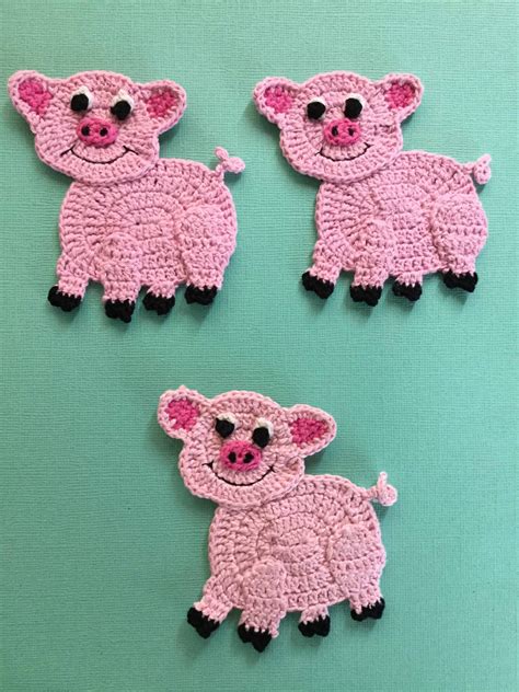 Crochet Pig Pattern • Kerris Crochet