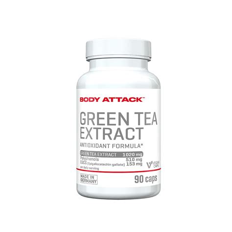 Body Attack Green Tea Extract 90 Kapseln Information 596 75