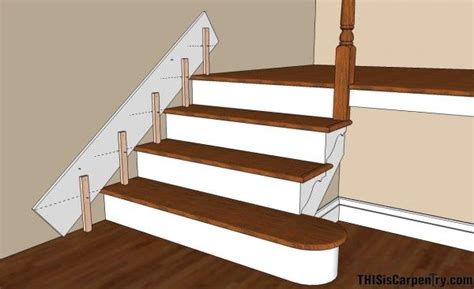 Keep the deck wet as you scrub and rinse it thoroughly with. scribing the skirt board | Stairs trim, Baseboard styles ...