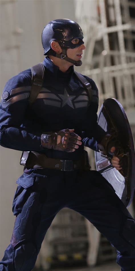 Movie Captain America The Winter Soldier Captain America Chris Evans 1080x2160 Phone Hd