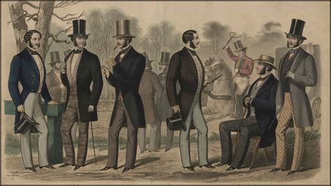A Century Of Sartorial Style A Visual Guide To 19th Century Menswear