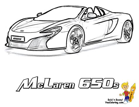 Mclaren - Free Coloring Pages