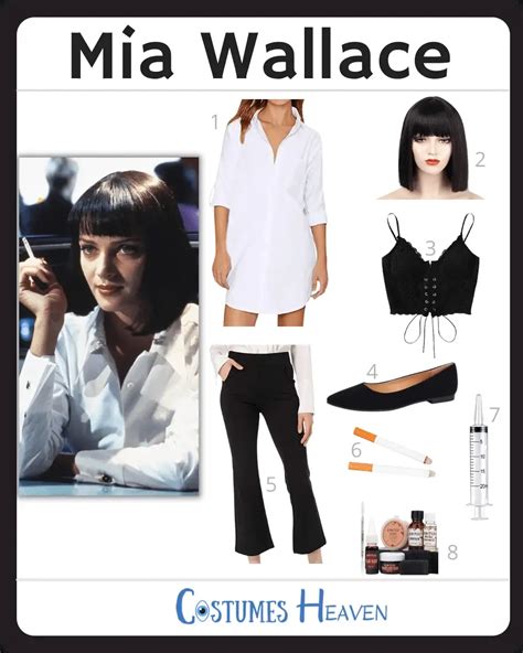 Diy Mia Wallace Costume 2024 Cosplay And Halloween Ideas