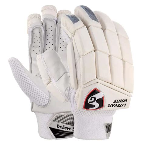 Buy Sg Cricket Litevate White Rh Batting Gloves Youth Online At Low Prices In India