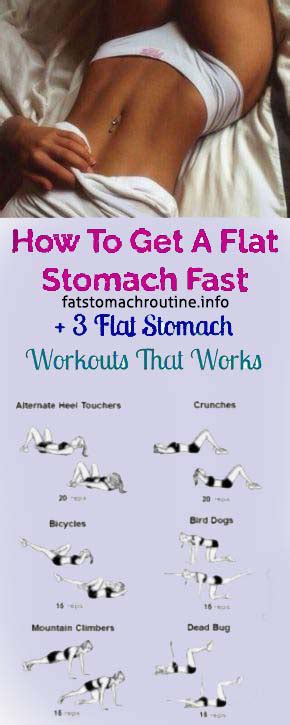How To Get A Flat Stomach Fast 3 Flat Stomach Workouts That Works