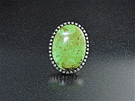 Navajo Gaspeite Sterling Silver Ring By A J Platero Jewelry Ancient