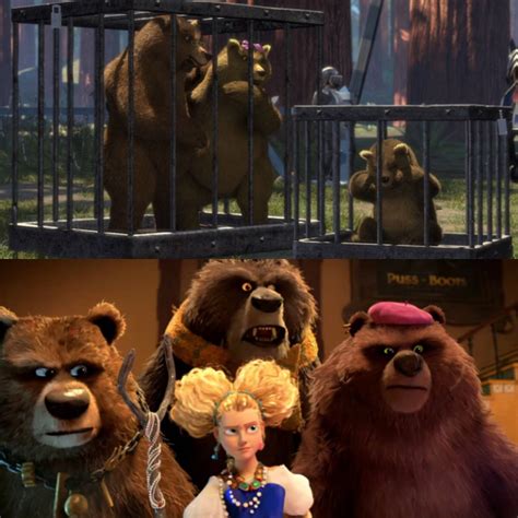The Three Bears In Shrek And Puss In Boots Tlw By Tonyofbajaloa95 On