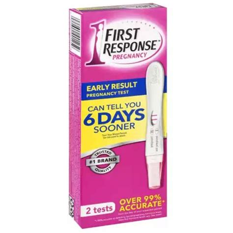 First Response Pregnancy Test Early Result