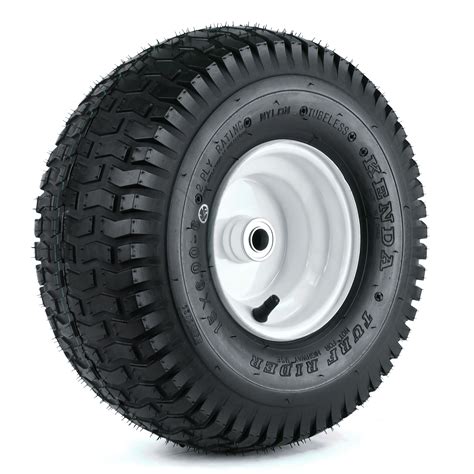 kenda 606dc tr341i k358 15x600 6 tire mounted on 6 inch wheel with 3 1 4 inch hub x 3 4 inch